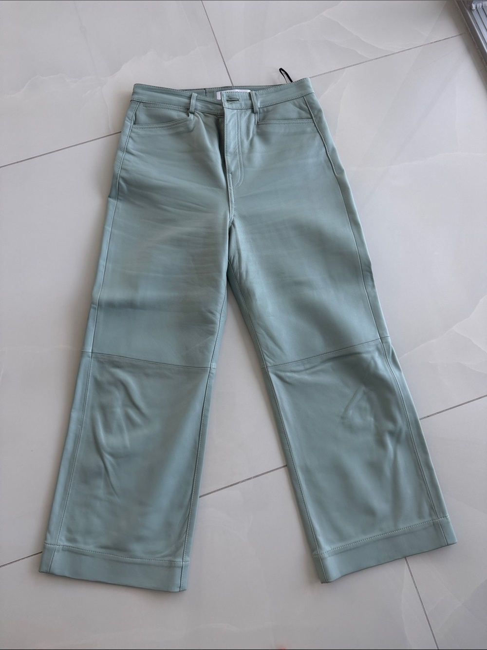 Proenza Schouler Mint Green Wide-Leg Culottes